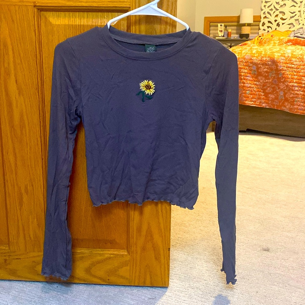 Gray Wild Fable Crop Top